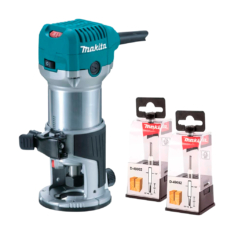 RUTEADORA 1/4’’ – 3/8’’ 710W RT0700CX3 + FRESA D-49002 – MAKITA
